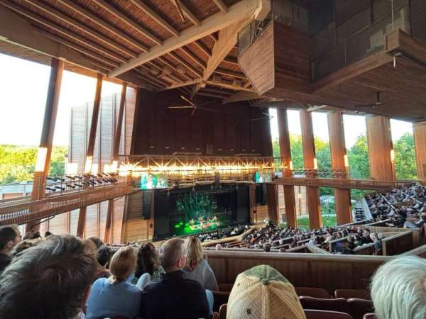 Filene Center, section: Loge L, row: D, seat: 10