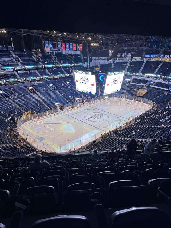 Bridgestone Arena, section: 305, row: N, seat: 11