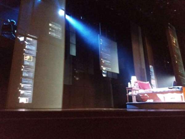 Music Box Theatre, section: Orchestra L, row: A, seat: 1