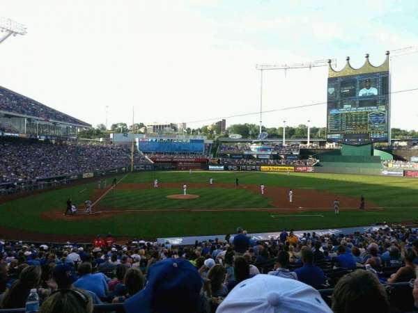 Kauffman Stadium, section: 232, row: CC, seat: 6-7