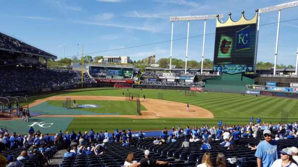 Kauffman Stadium, section: 232, row: DD, seat: 3, 4
