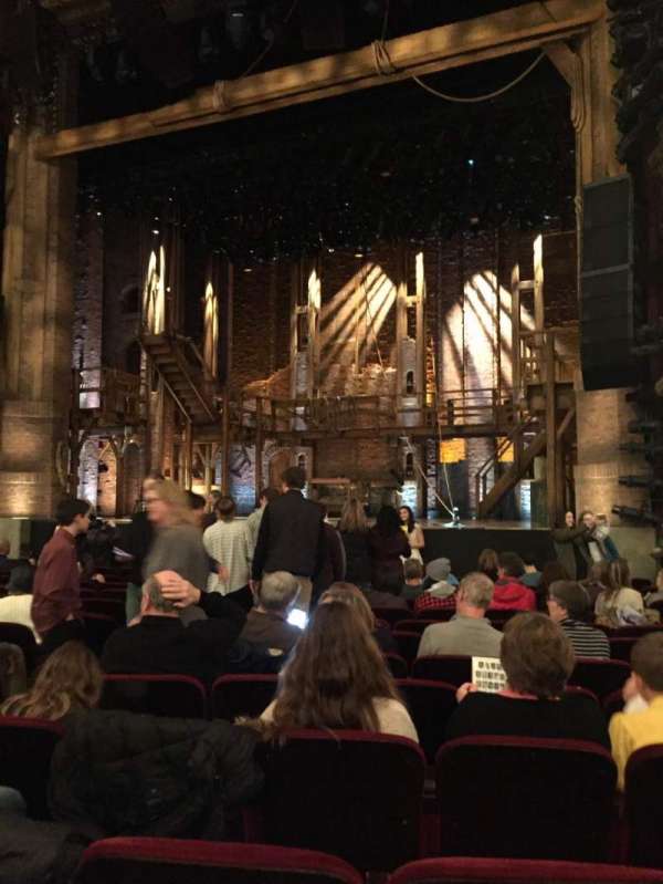 CIBC Theatre, section: Orchestra R, row: P, seat: 8