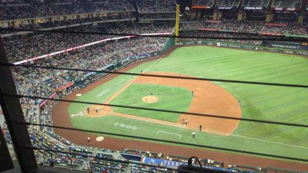 Globe Life Field, section: 317, row: 1, seat: 13