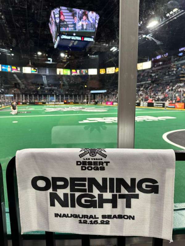 Michelob Ultra Arena, section: 112, row: A, seat: 5