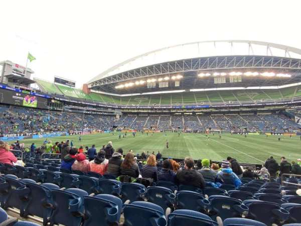 Lumen Field, section: CHR110, row: L, seat: 7-8