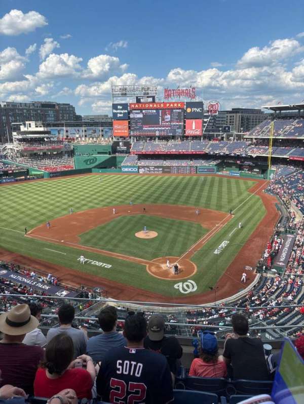 Nationals Park, section: 312, row: E, seat: 11