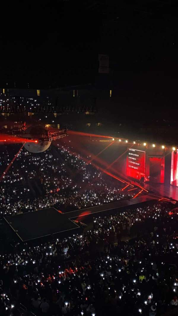Prudential Center, section: 110, row: 1, seat: 3