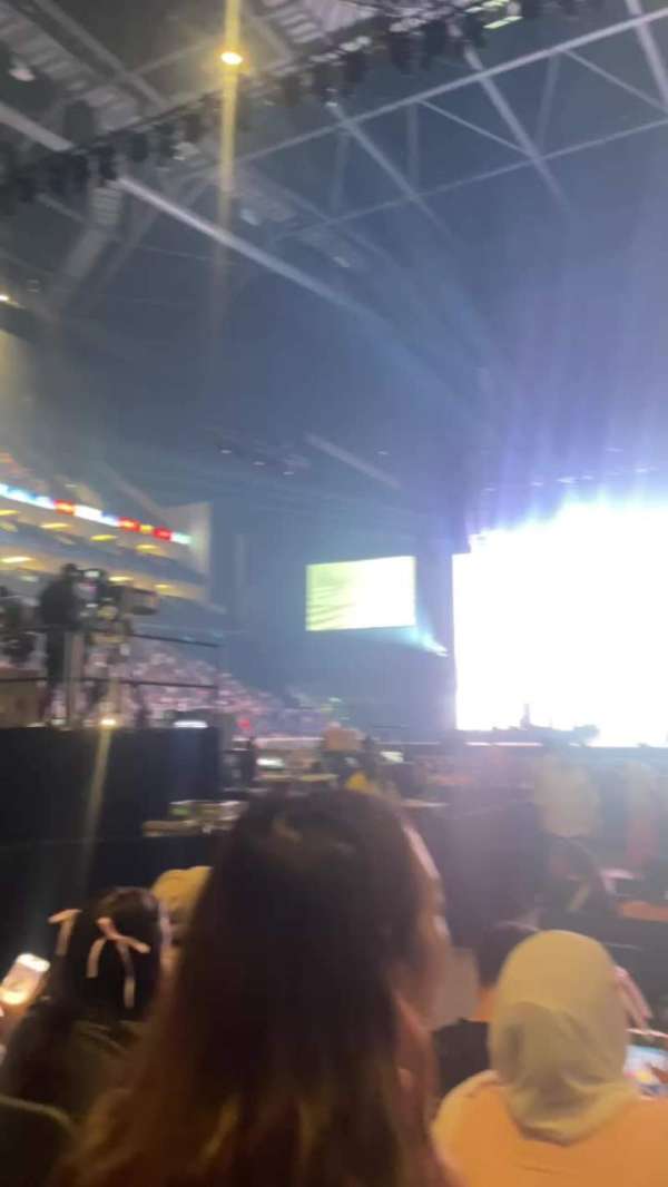 The O2, London, section: Floor C3, row: C, seat: 52