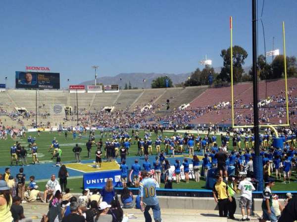 Rose Bowl, section: 24-L, row: 4, seat: 1
