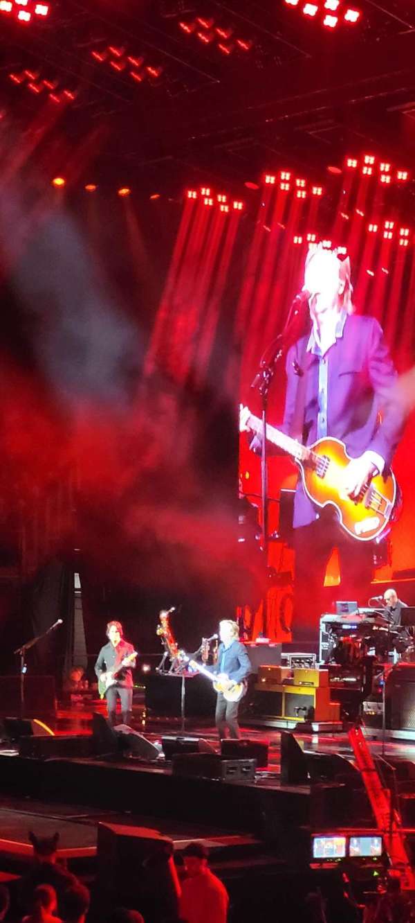 The O2, London, section: 111, row: H, seat: 359