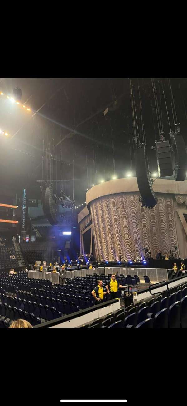 Bridgestone Arena, section: 106, row: FF, seat: 15