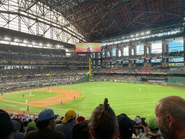 Globe Life Field, section: 124, row: 16, seat: 16