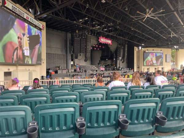 Dos Equis Pavilion, section: 205, row: H, seat: 9