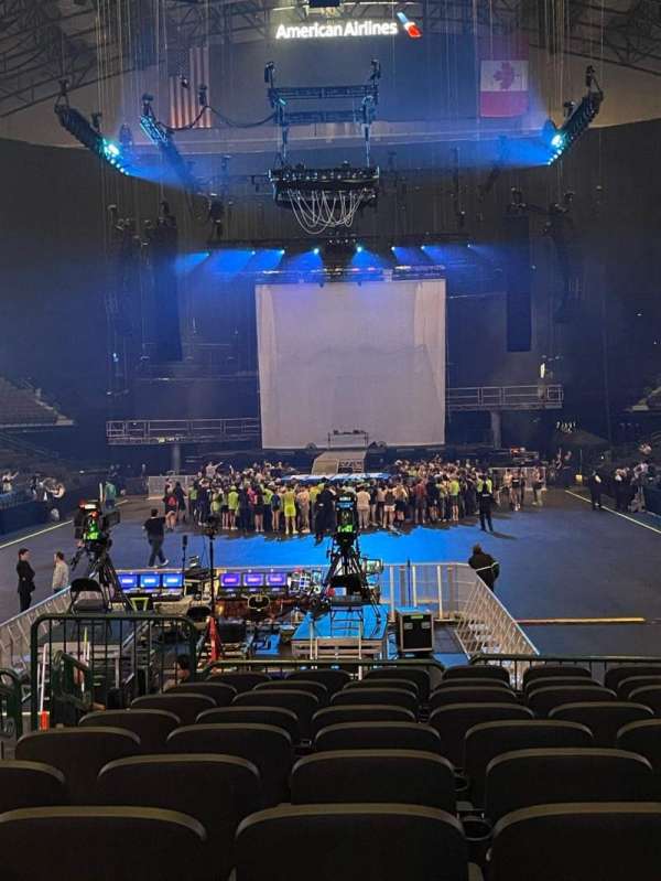 American Airlines Center, section: 112, row: k, seat: 17