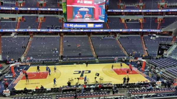 Capital One Arena, section: 200, row: F, seat: 2