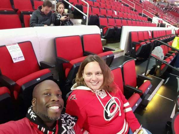 Lenovo Center, section: 101, row: d, seat: 3,4