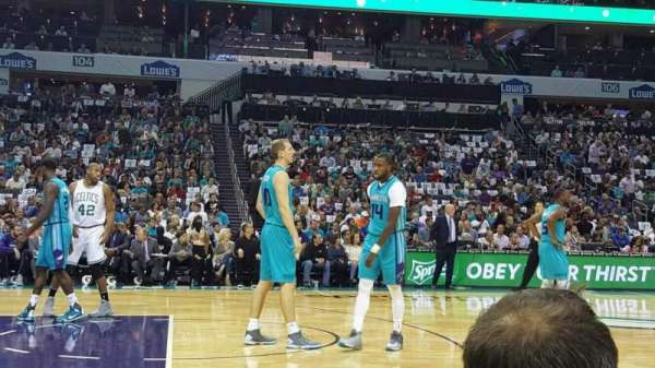 Spectrum Center, section: 115, row: CS2, seat: 4