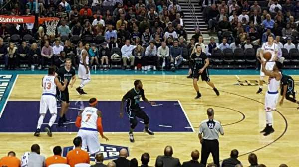 Spectrum Center, section: 106, row: R, seat: 10