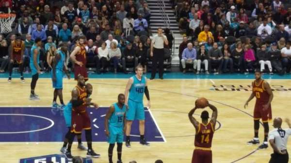 Spectrum Center, section: 106, row: r, seat: 10