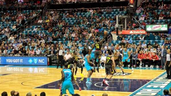 Spectrum Center, section: 112, row: J, seat: 17