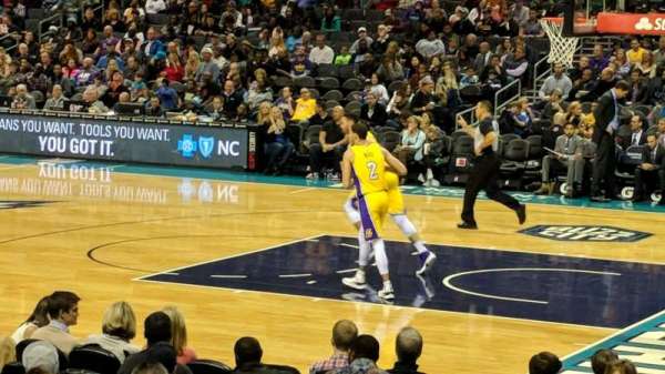 Spectrum Center, section: 112, row: j, seat: 18