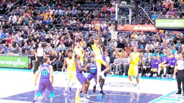 Spectrum Center, section: 112, row: j, seat: 17