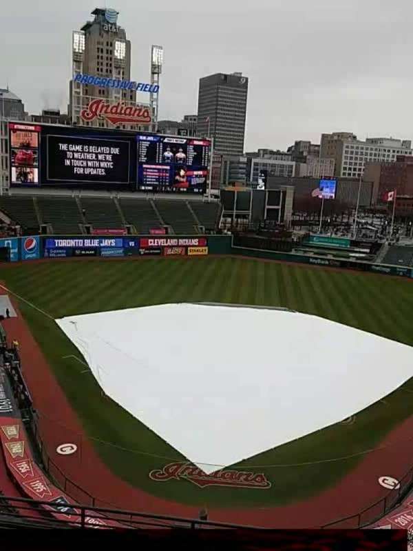Progressive Field, section: 554, row: B, seat: 7