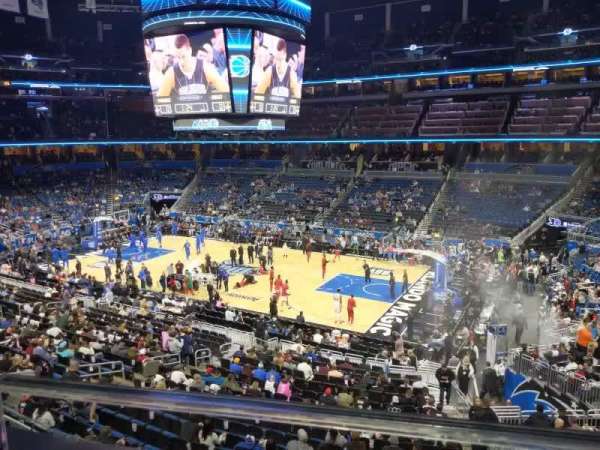 Kia Center, section: Club A, row: 1, seat: 15