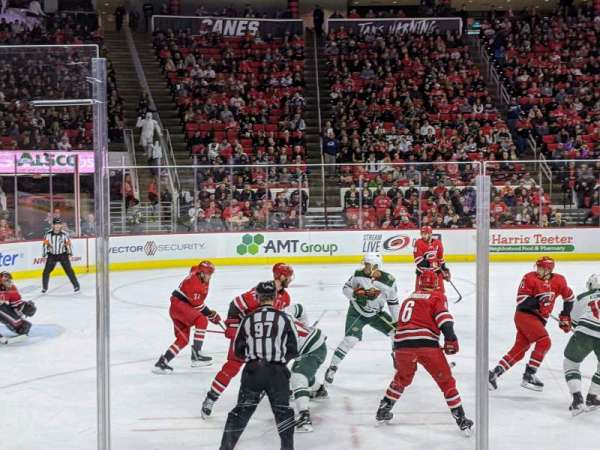 Lenovo Center, section: 107, row: f, seat: 1