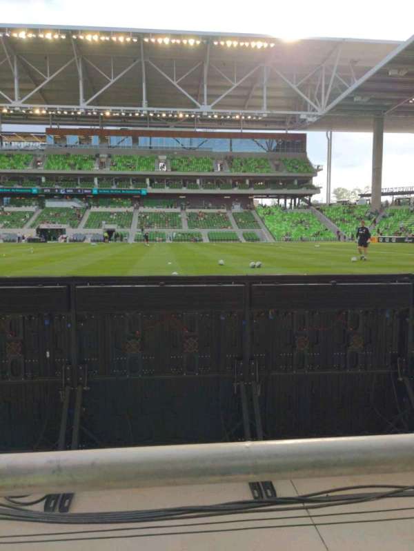 Q2 Stadium, section: 130, row: 1, seat: 19