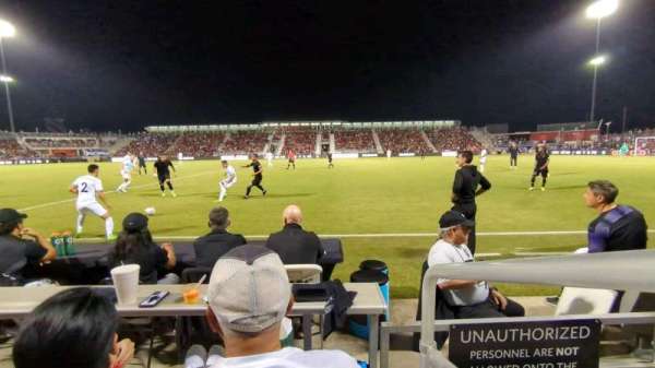 Toyota Field, section: 104, row: 2, seat: 1