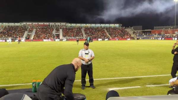 Toyota Field, section: 104, row: 2, seat: 1