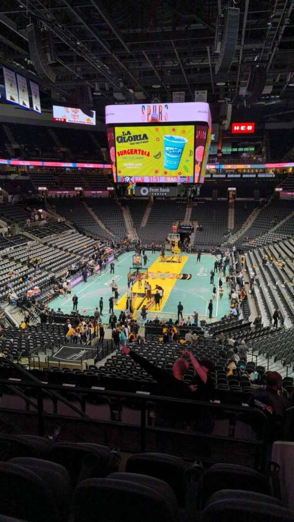 Frost Bank Center, section: 128, row: 34, seat: 15