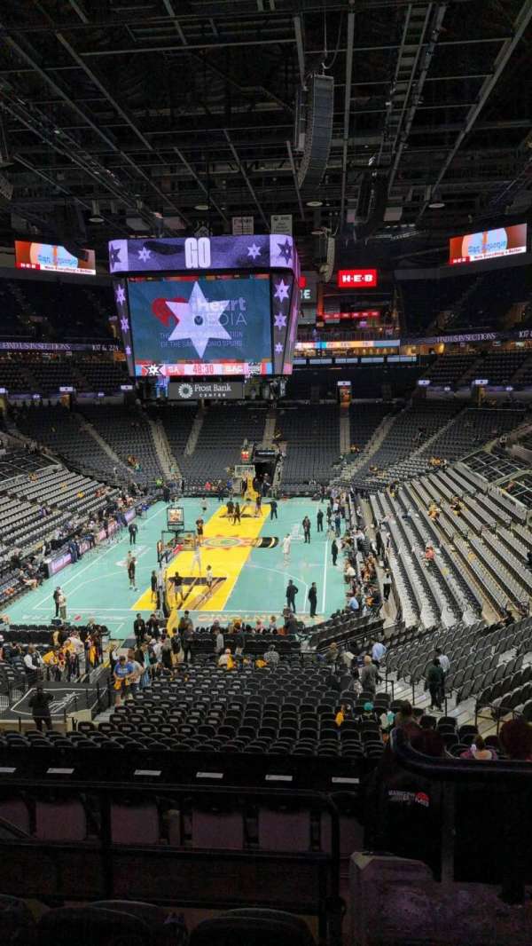 Frost Bank Center, section: 128, row: 34, seat: 14