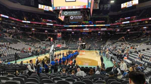 Frost Bank Center, section: 114, row: 15, seat: 6