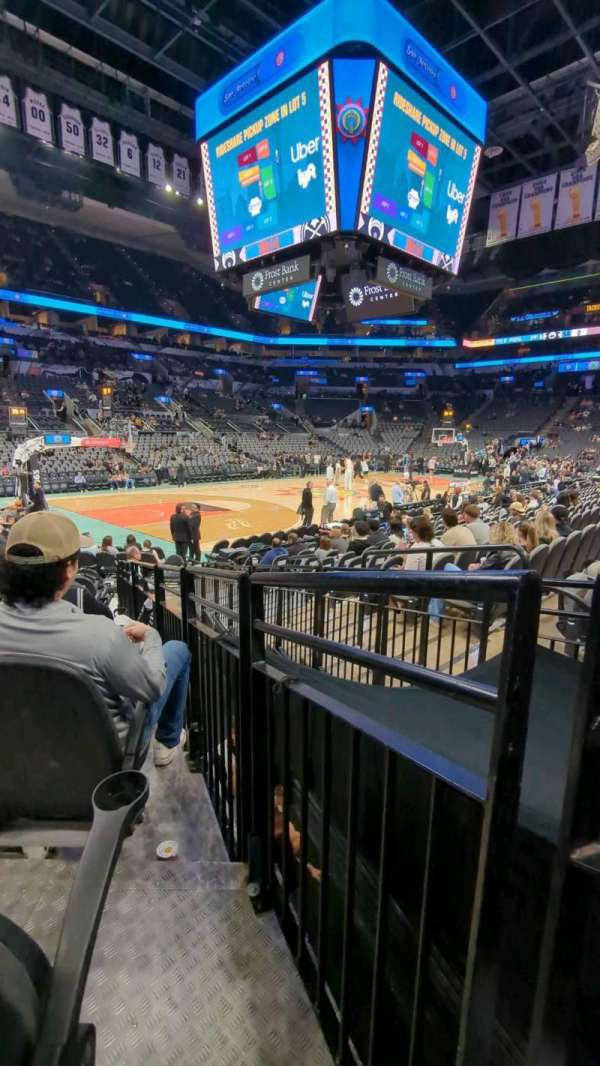 Frost Bank Center, section: 111, row: 15, seat: 1