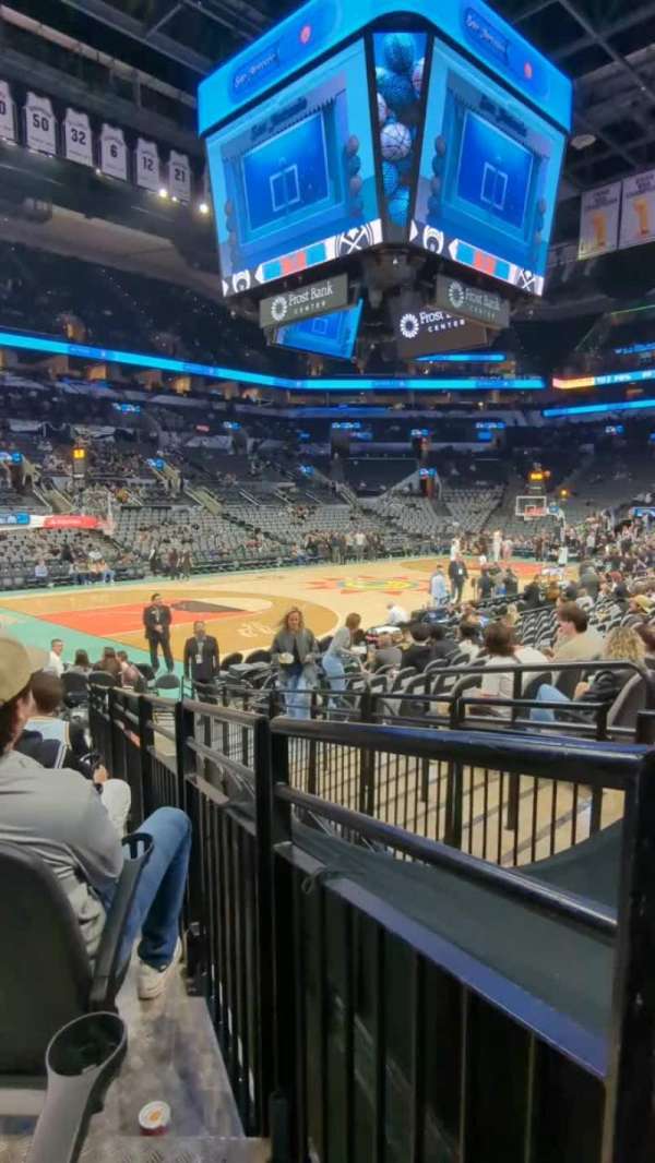 Frost Bank Center, section: 111, row: 15, seat: 1