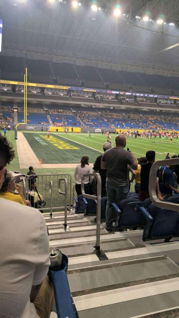 Alamodome, section: 117, row: 7, seat: 1