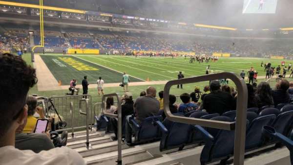 Alamodome, section: 117, row: 7, seat: 1