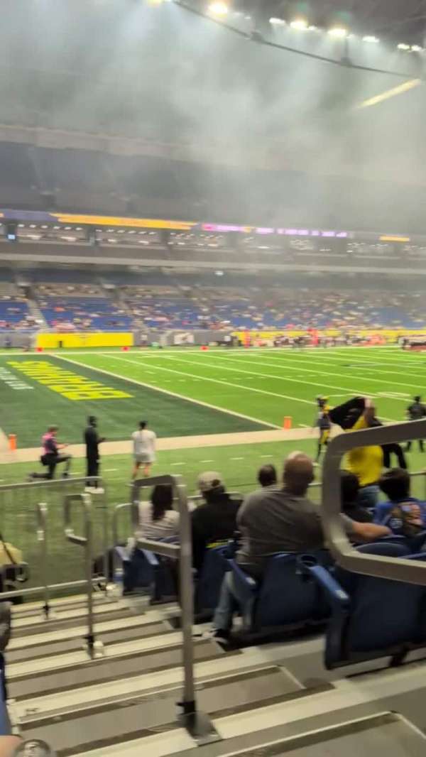 Alamodome, section: 117, row: 7, seat: 1