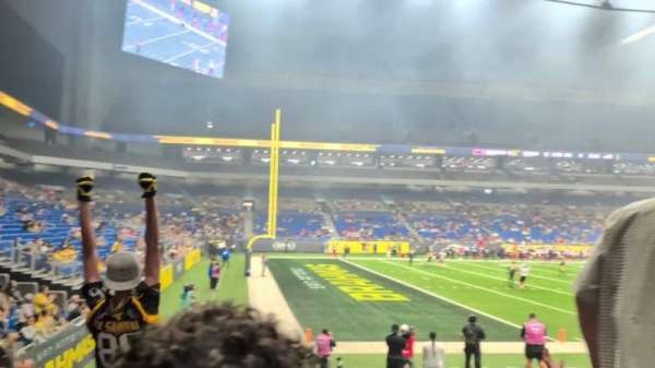 Alamodome, section: 117, row: 7, seat: 1