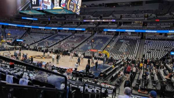 Ball Arena, section: 144, row: 13, seat: 21
