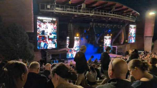 Red Rocks Amphitheatre, section: Left, row: 18, seat: 116