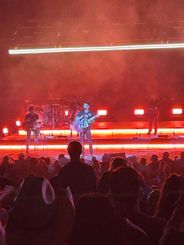 Pacific Amphitheatre, section: 2, row: V, seat: 13