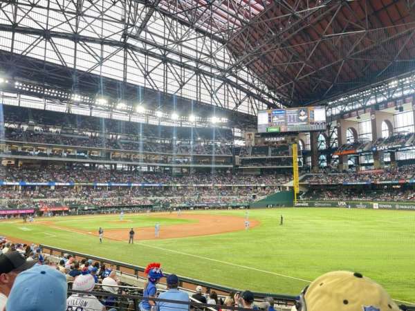 Globe Life Field, section: 23, row: 11, seat: 9