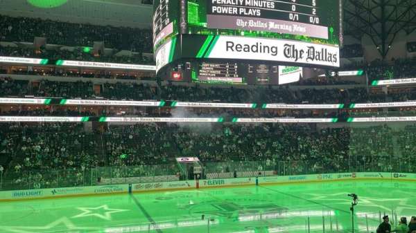 American Airlines Center, section: 108, row: T, seat: 4