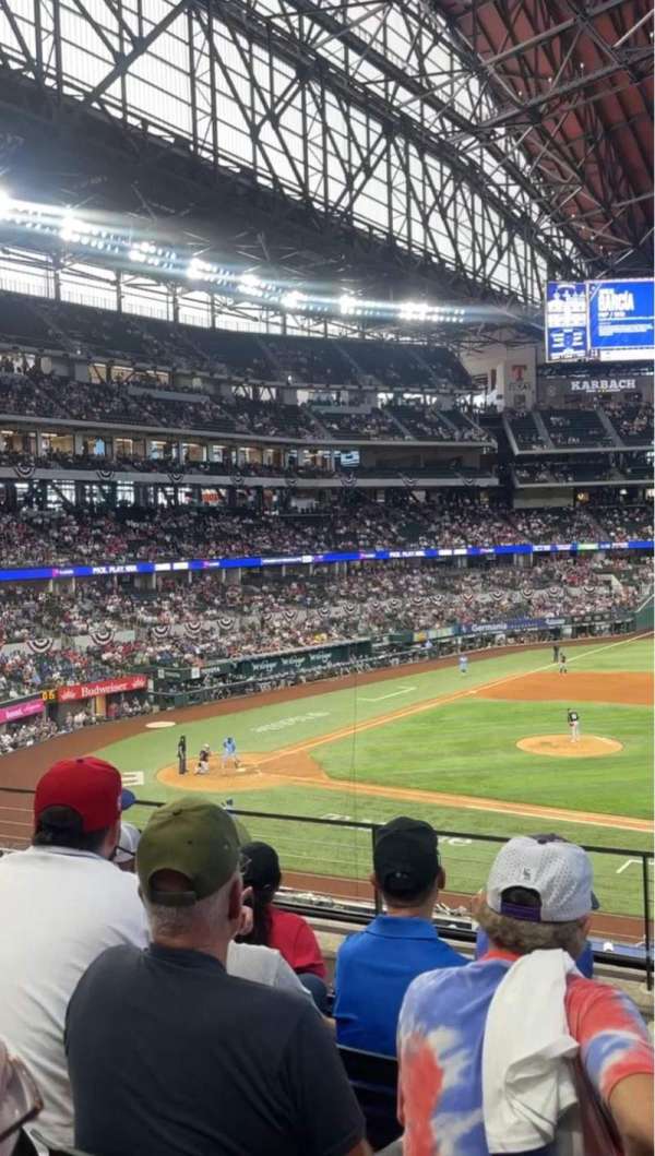 Globe Life Field, section: 120, row: 5, seat: 11