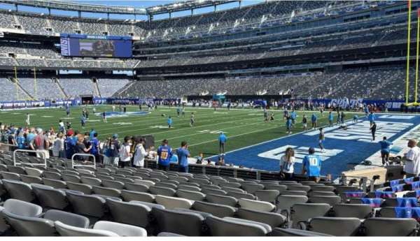 MetLife Stadium, section: 134, row: 12, seat: 1
