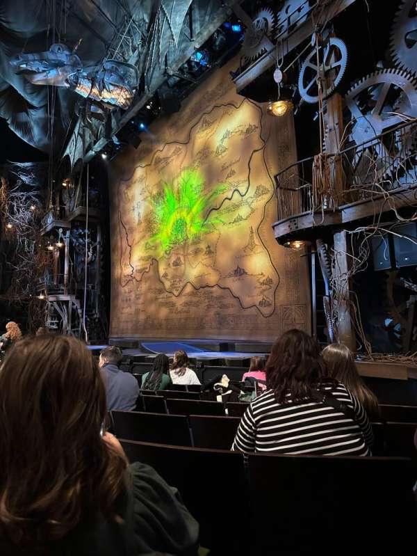 Gershwin Theatre, section: Orchestra R, row: D, seat: 22