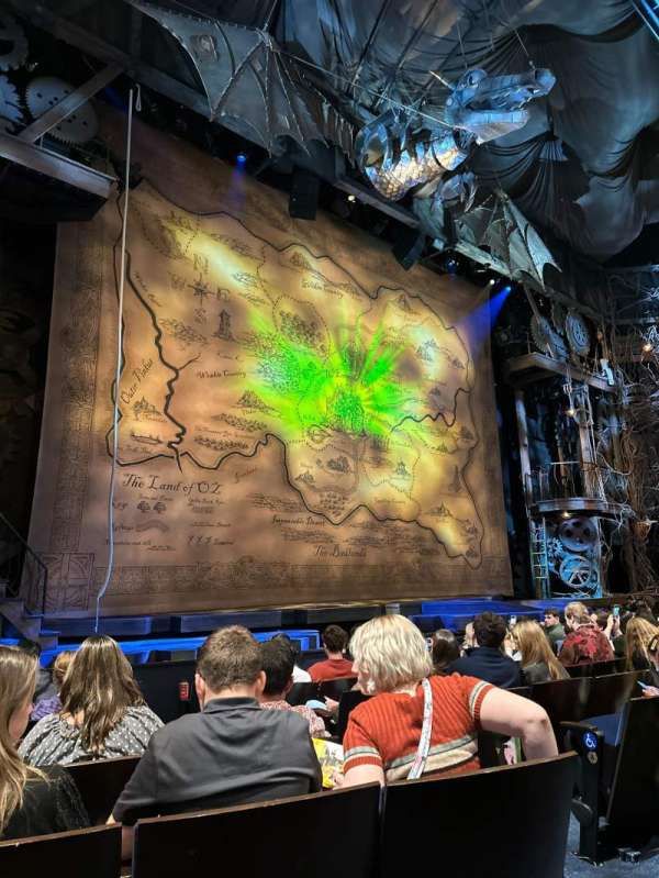 Gershwin Theatre, section: Orchestra L, row: D, seat: 7
